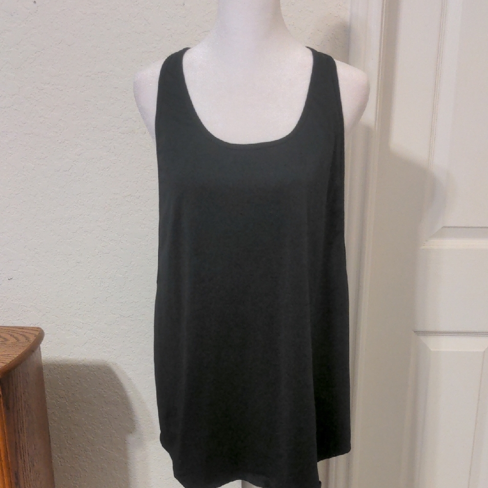 Fabletics Women's Black Athletic Racerback Top. Size M/L